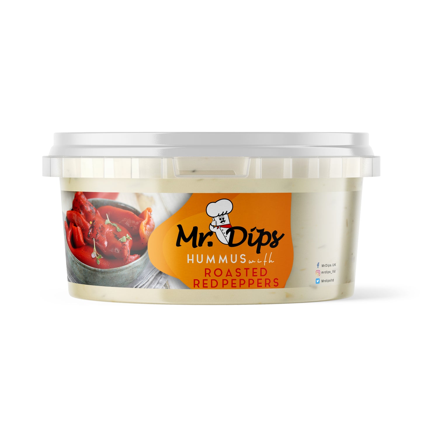 Hummus with Roasted red pepper